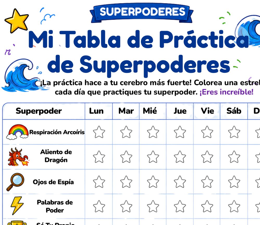My Practice Chart page from the workbook